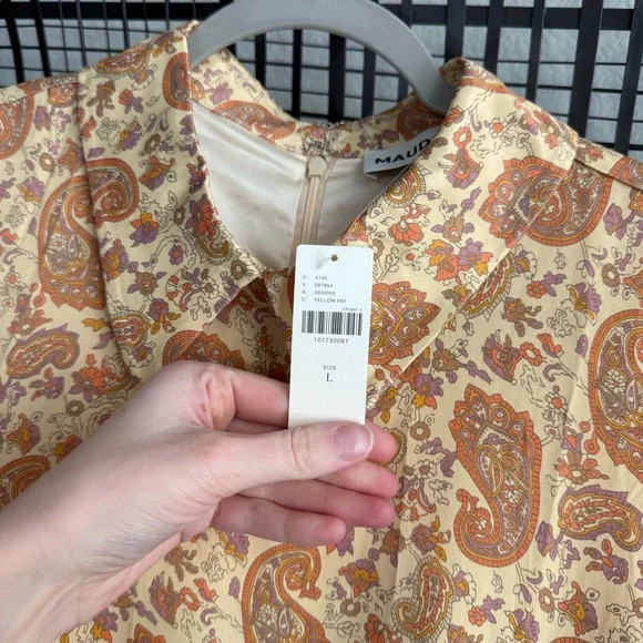 Maude club emery collared feather shift dress - Picture 6 of 11